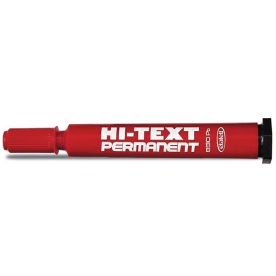 Hi-Text Marker Yuvarlak Uç Kırmızı 830 Pb