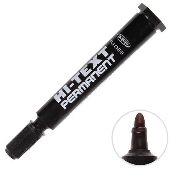 Hi-Text Marker Yuvarlak Uç Siyah 830 Pb