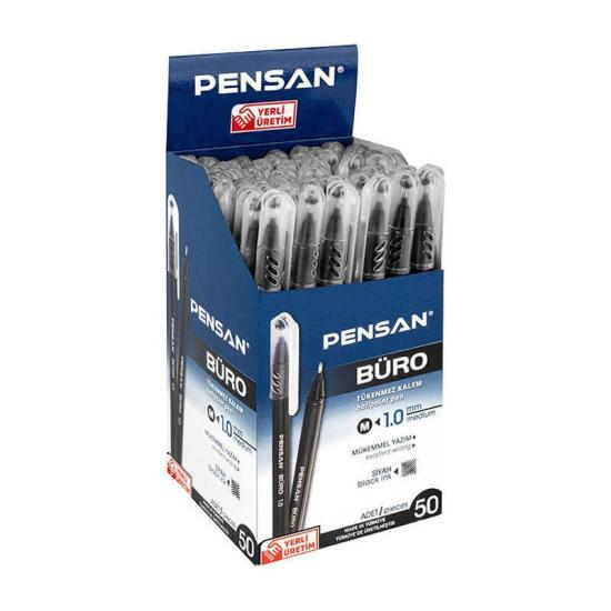 Pensan 2270 Büro Tükenmez Kalem 1Mm Siyah 50 Li