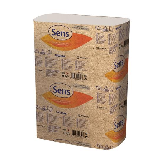 Sens Havlu Z Katlama 150 li Yaprak (12 Paket)
